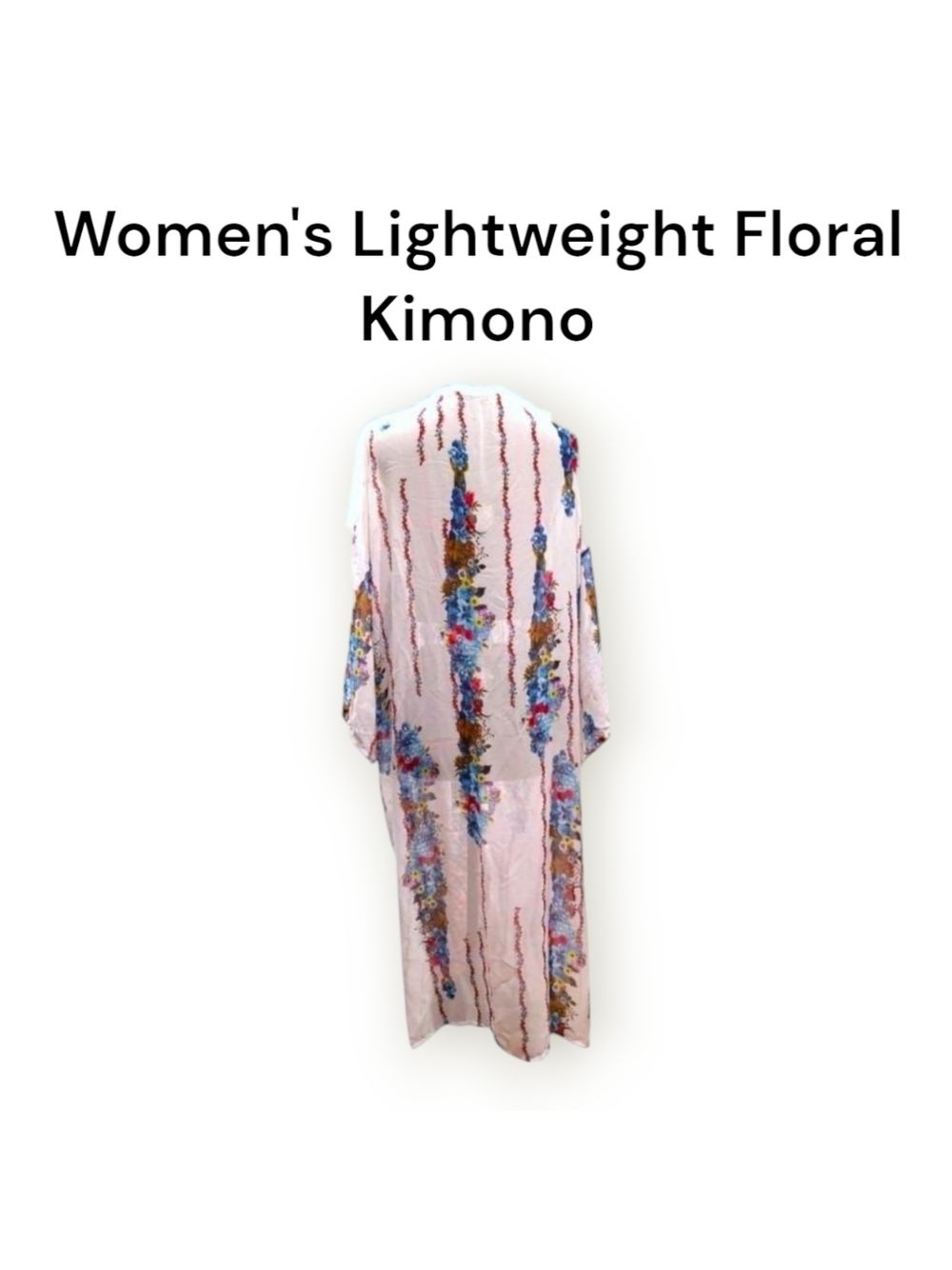 Women's Lightweight Floral Kimono